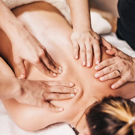 Massage 4 mains - 1 heure