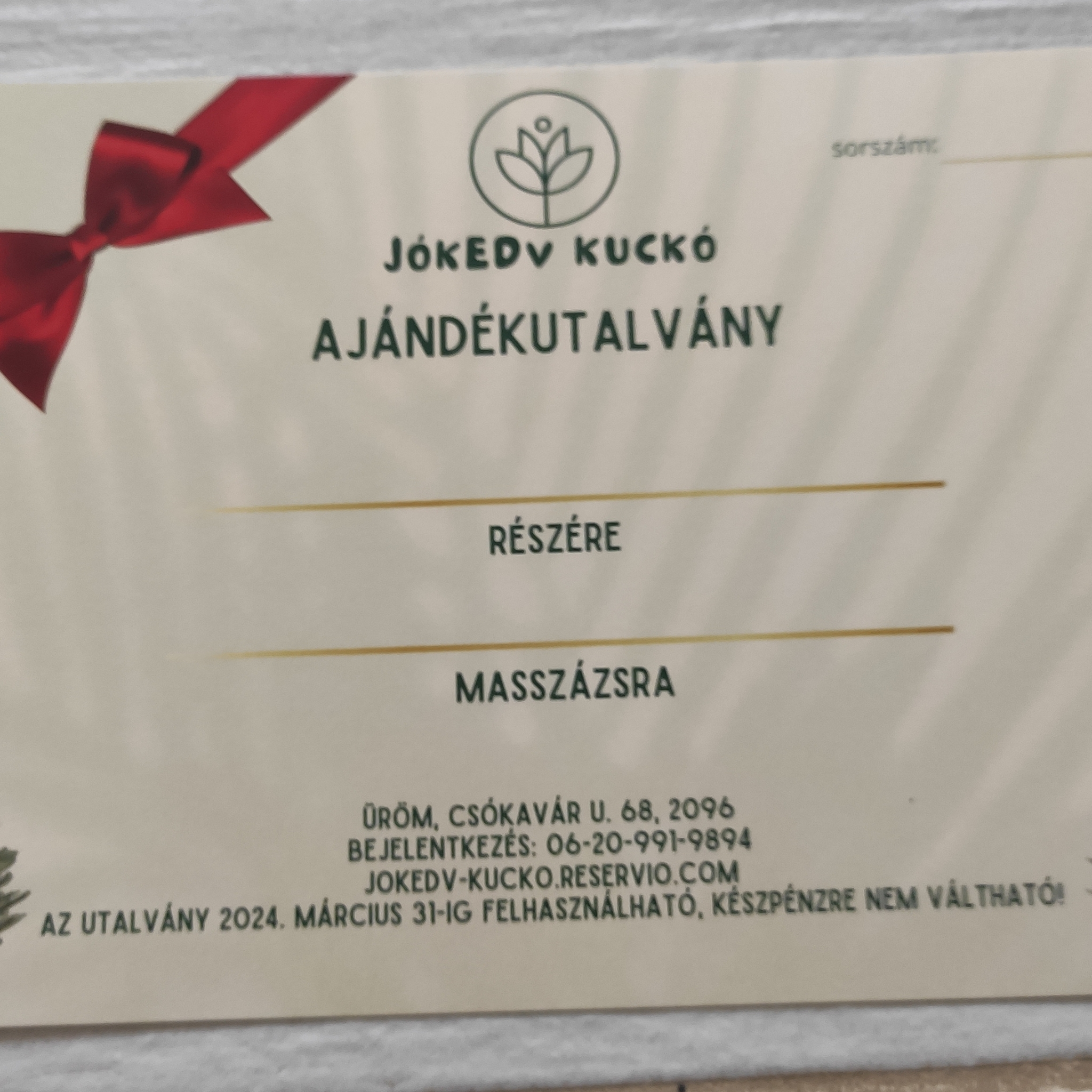 Ajándékutalvány