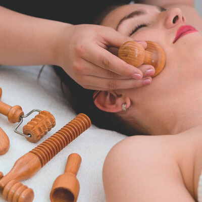 Maderoterapia facial