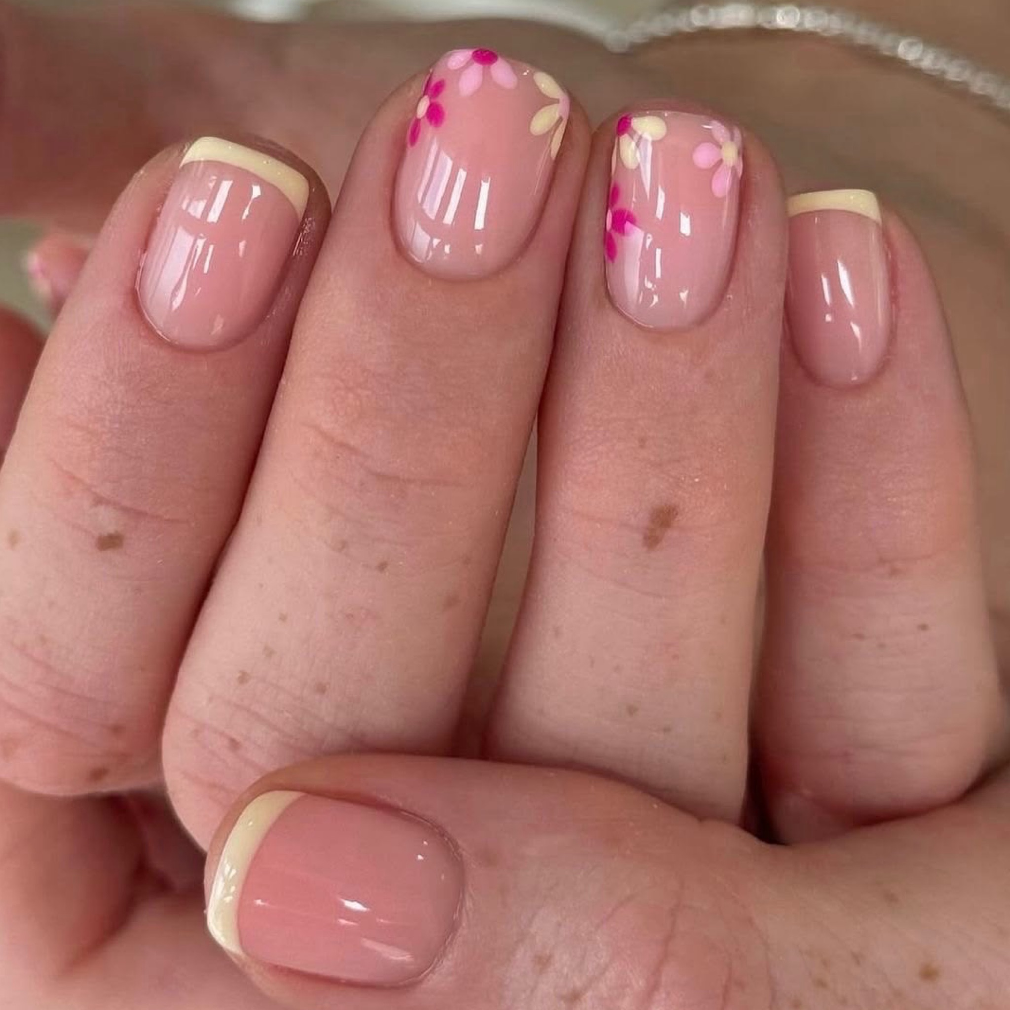 Gainage en gel + Nail Art