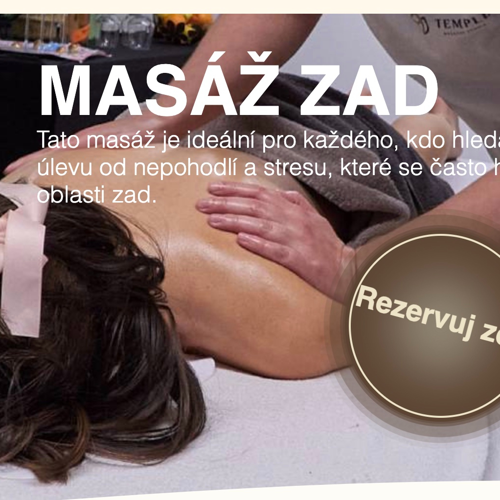 Masáž zad