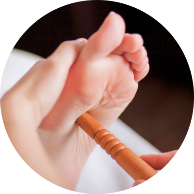 Massage des pieds