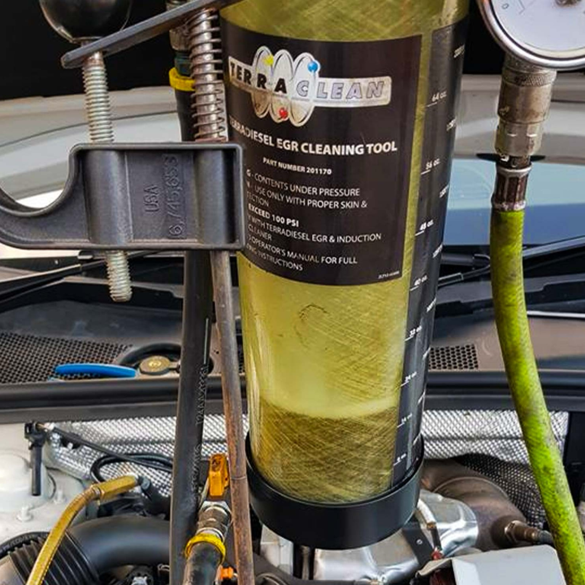 DPF Cleaning on the vehicle