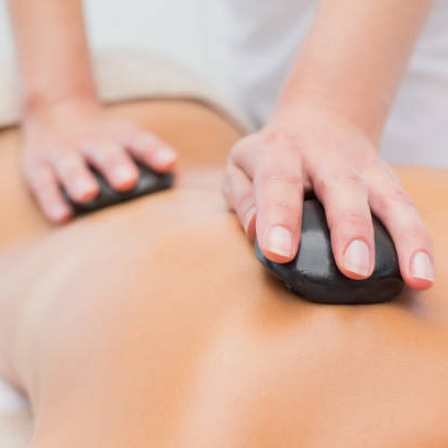Massage aux pierres chaudes 1h30