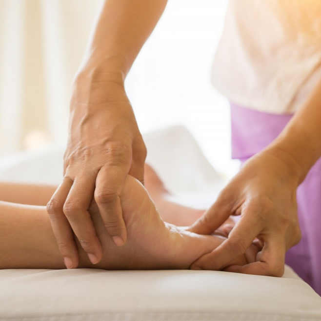 Reflexná masáž chodidiel (30 min)