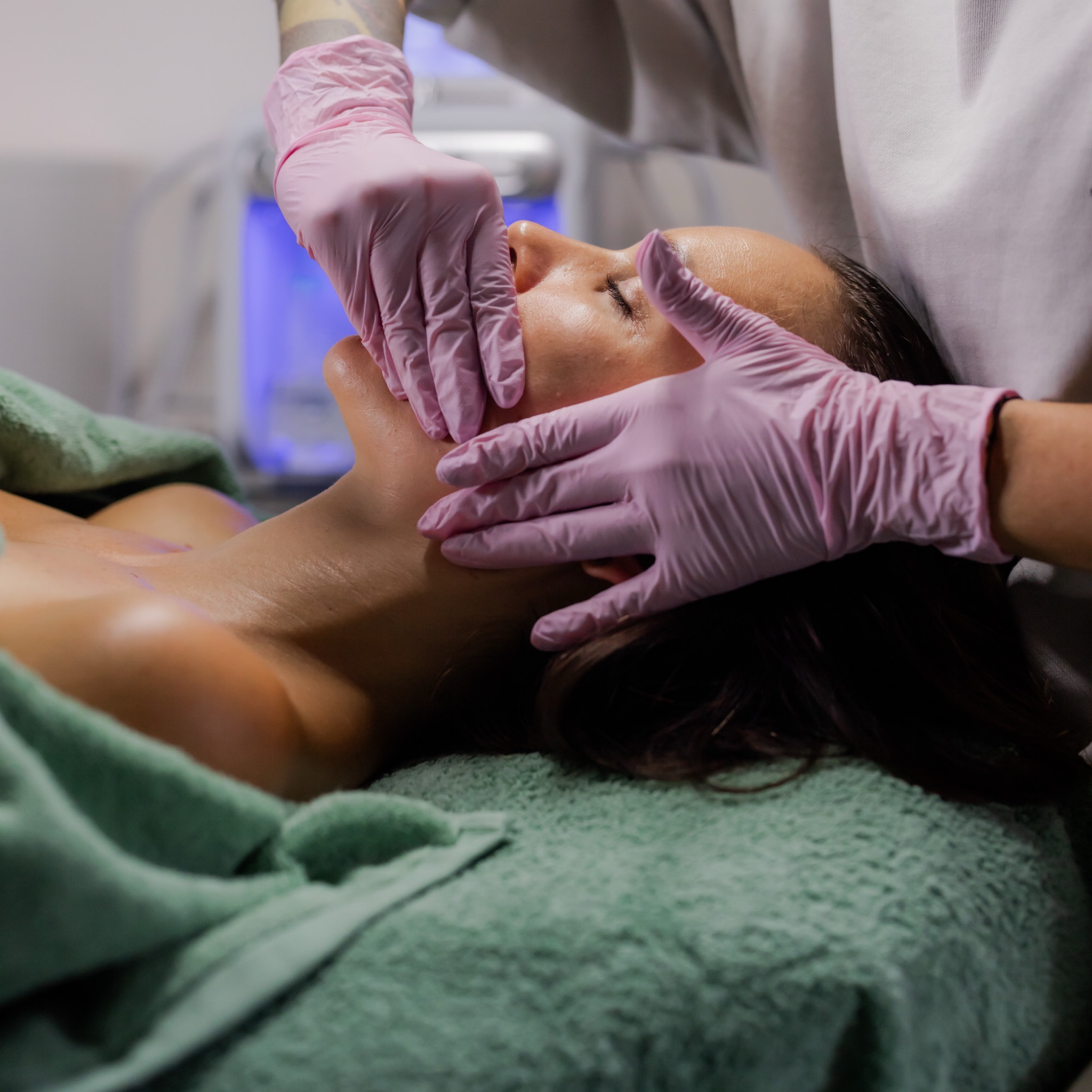 Bukální masáž Maska/LED terapie