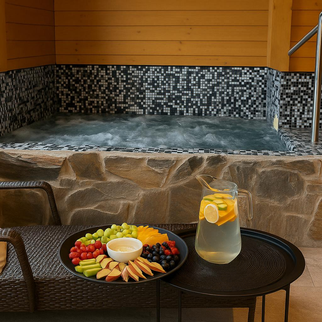 Ovocná mísa s domácí limonádou 1,5L / Prosecco 0,7L