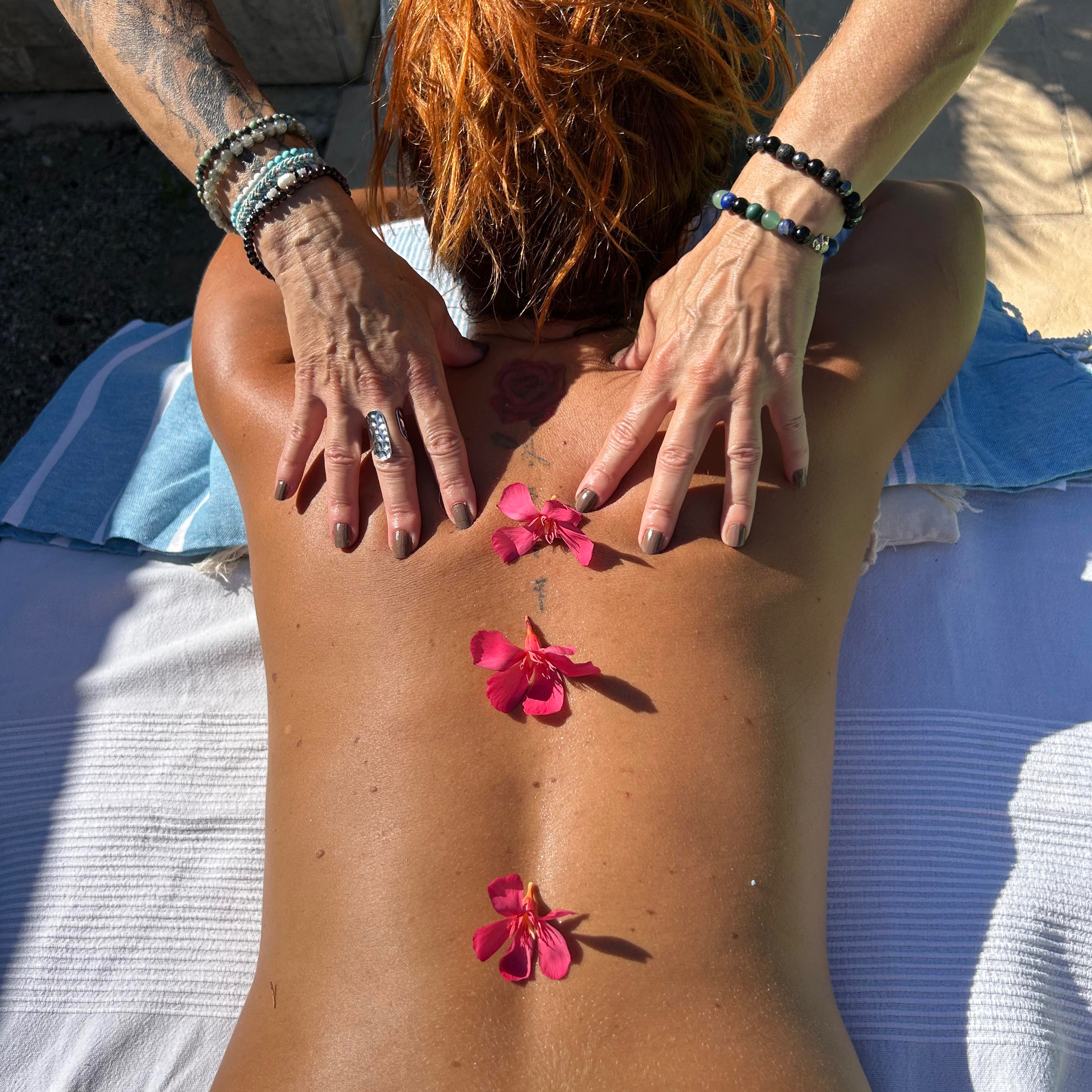 Séance de massage californien