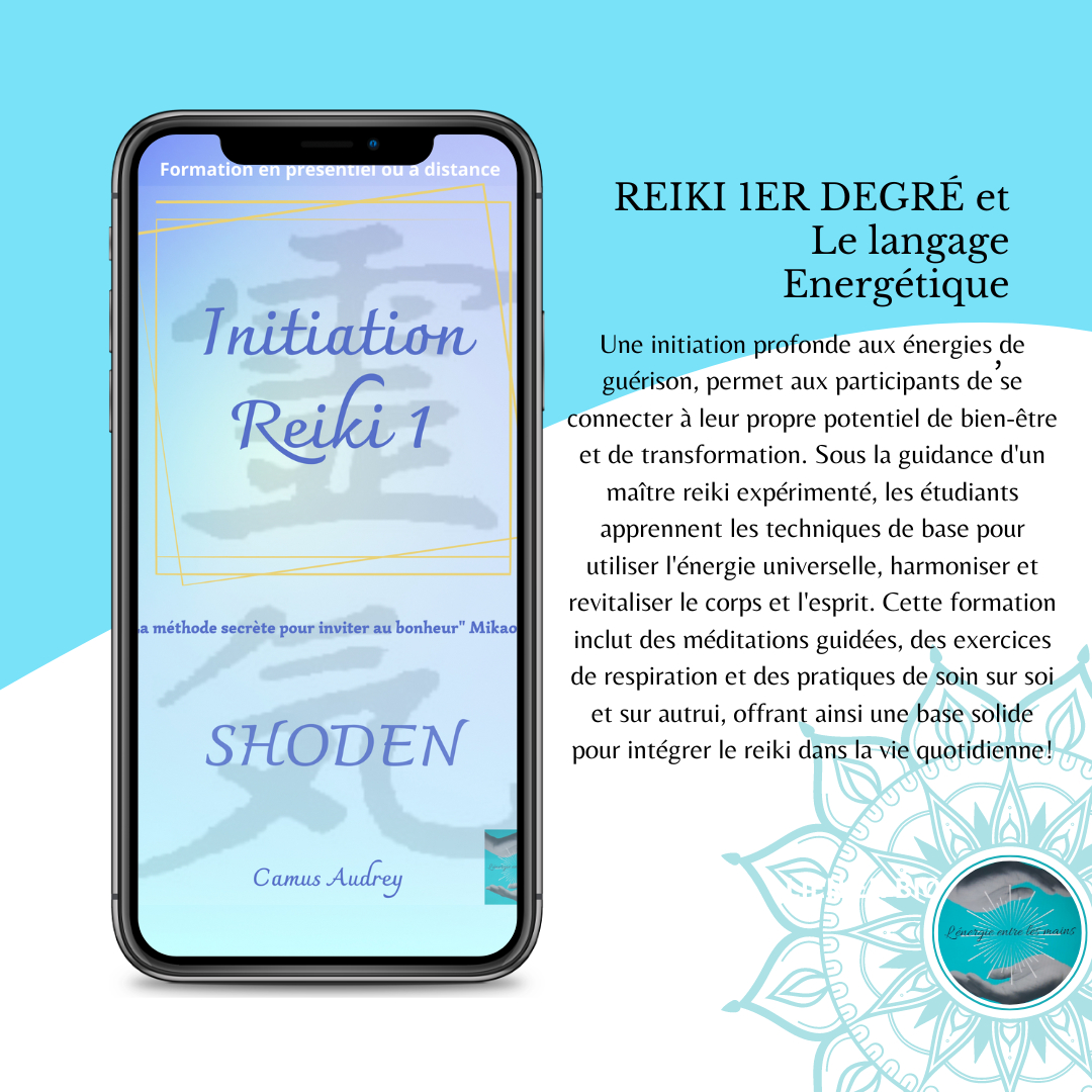 REIKI 1 ER DEGRÉ ET LE LANGAGE ÉNERGÉTIQUE