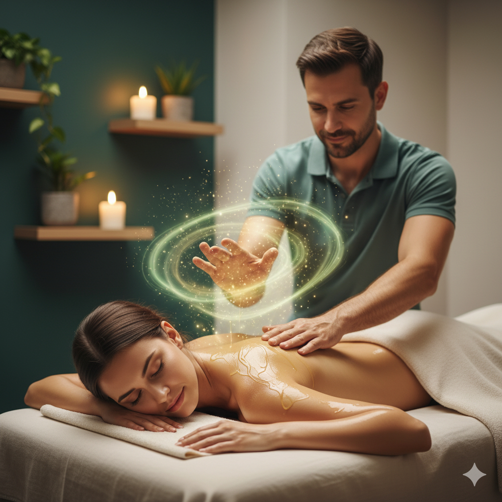 Le duo bien-être : Massage ayurvédique Abhyanga & Reiki