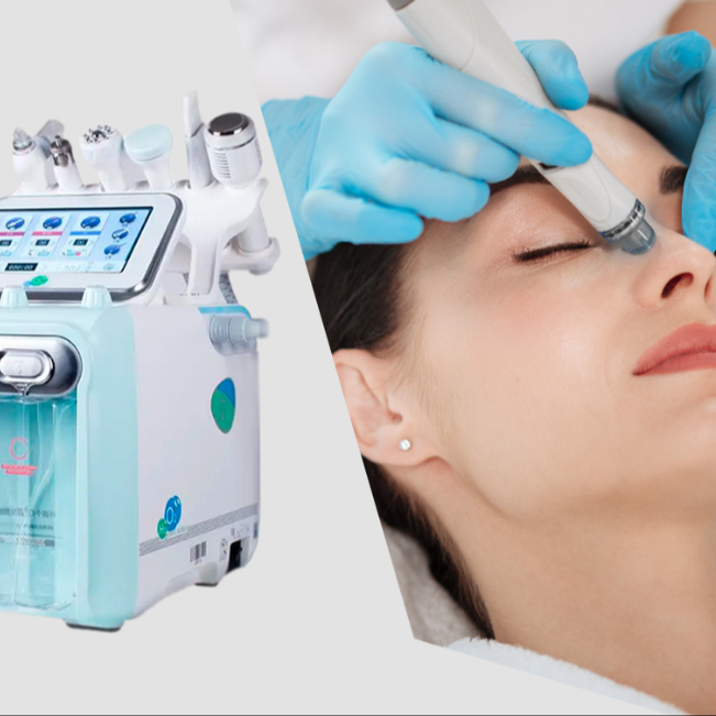 Limpieza facial con hydrafacial