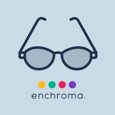 Vyšetření zraku na poruchu vnímání barev - brýle Enchroma