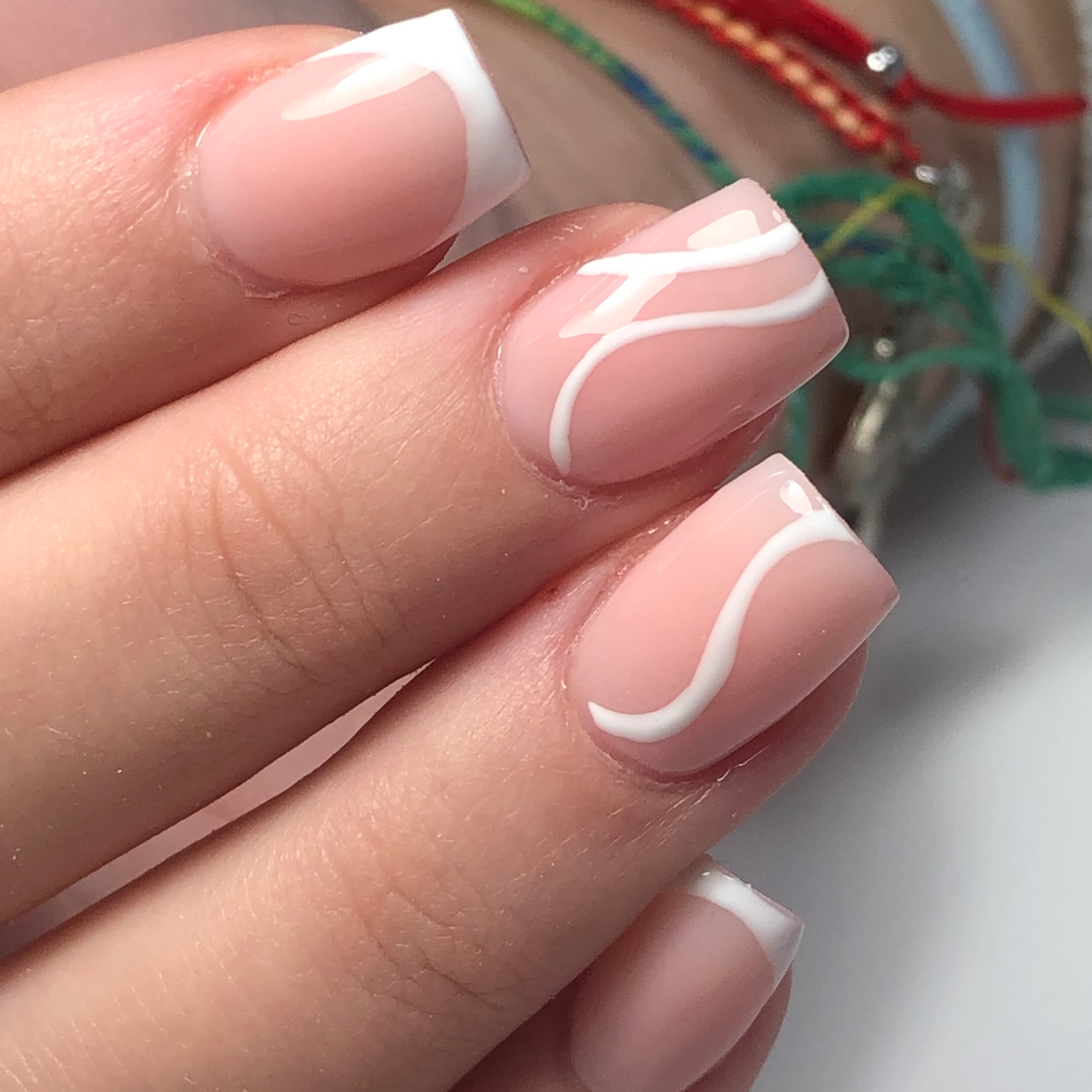 Primera puesta de acrílico sin diseño