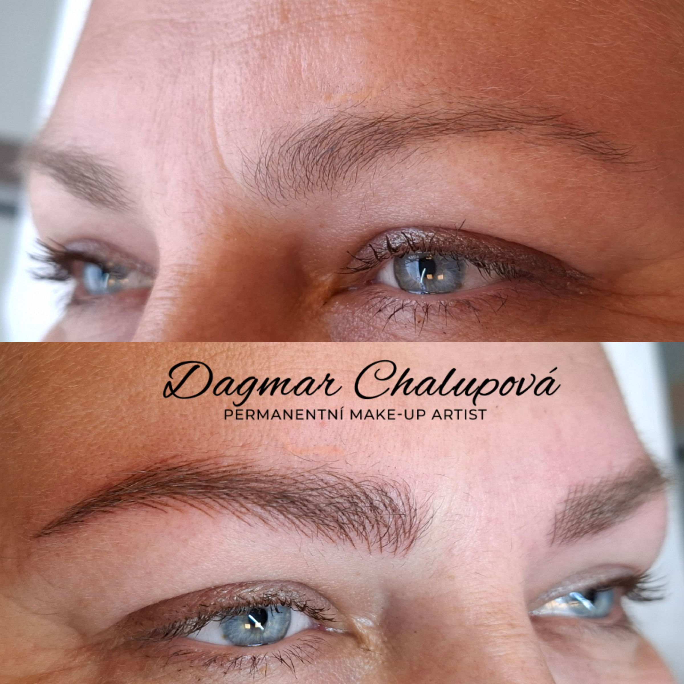 Hairstrokes - jemná chloupková technika