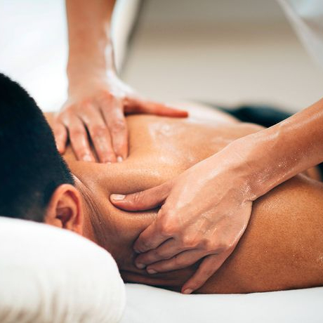 Masáž zad a šíje