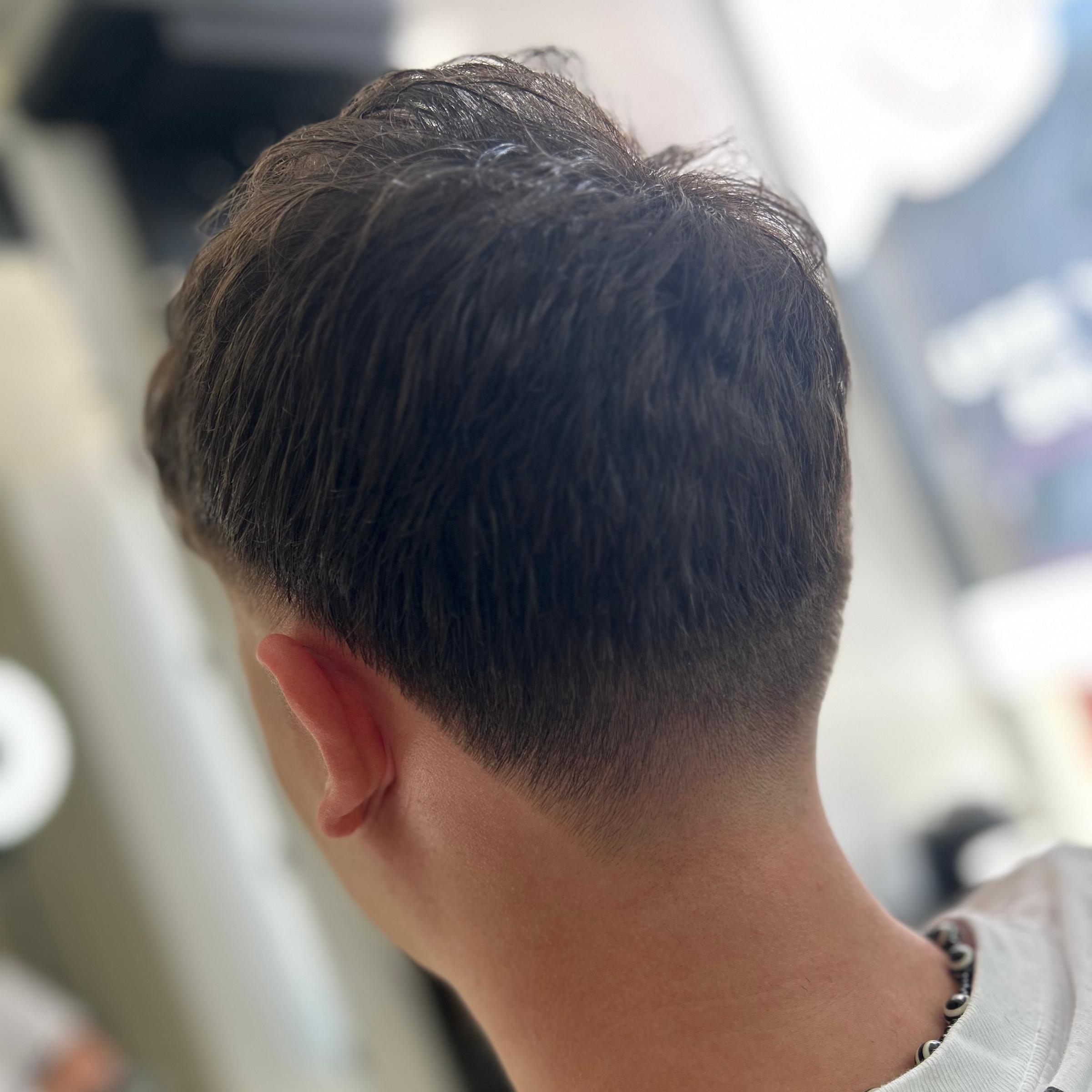 Studentský střih (fade, klasika)