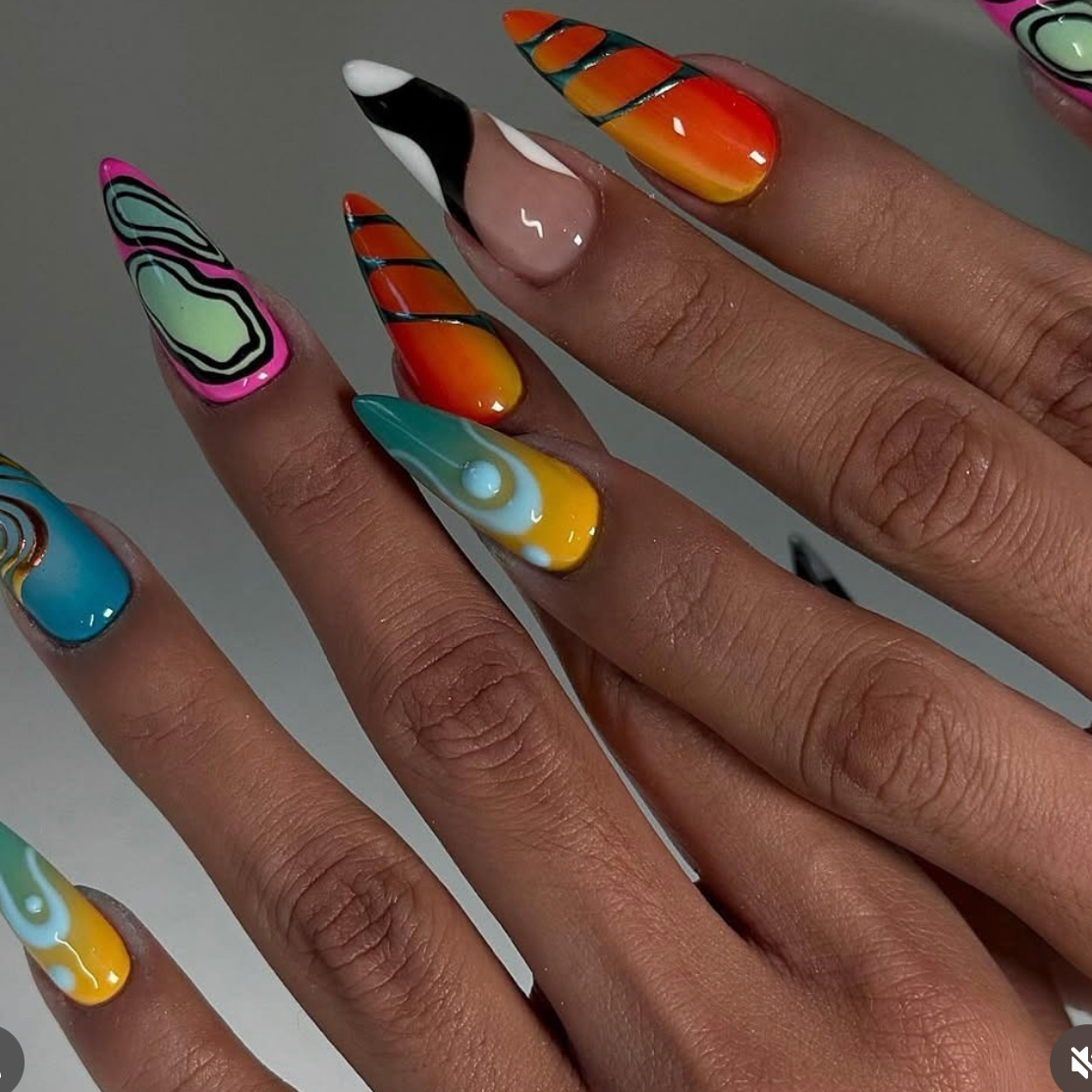 DEPOSE + POSE AMERICAINE AVEC NAIL ART NIVEAU 3