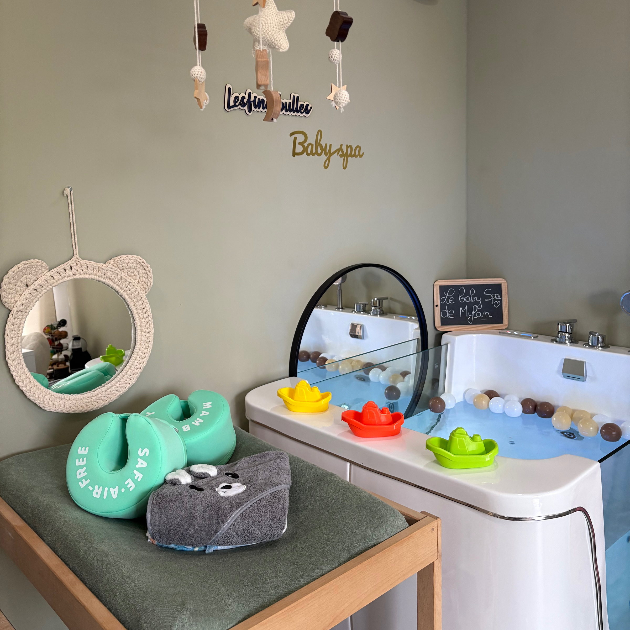 Baby spa (2ans à 6 ans) + massage enfant (2 ans à 6 ans)