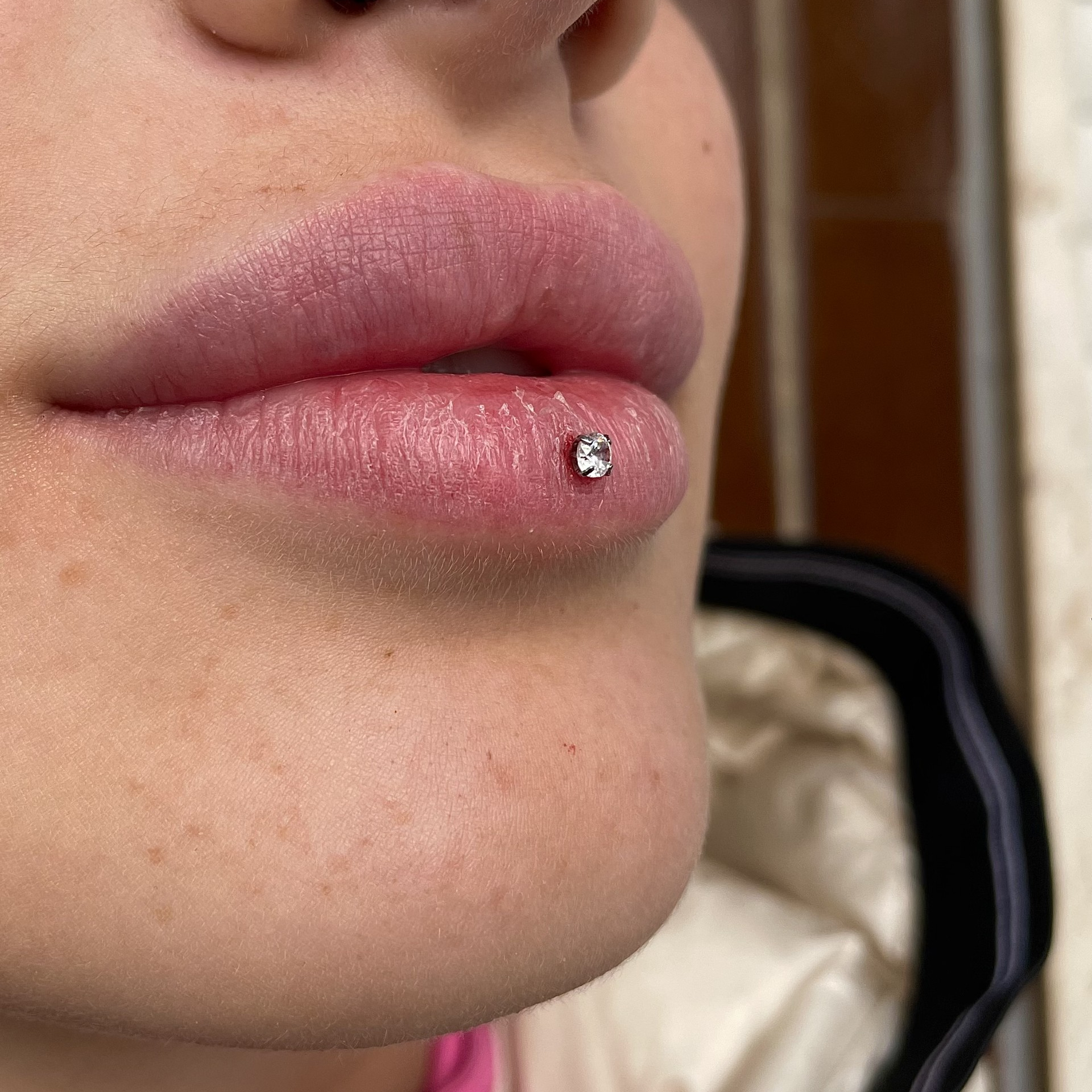 Nuovo piercing labbra
