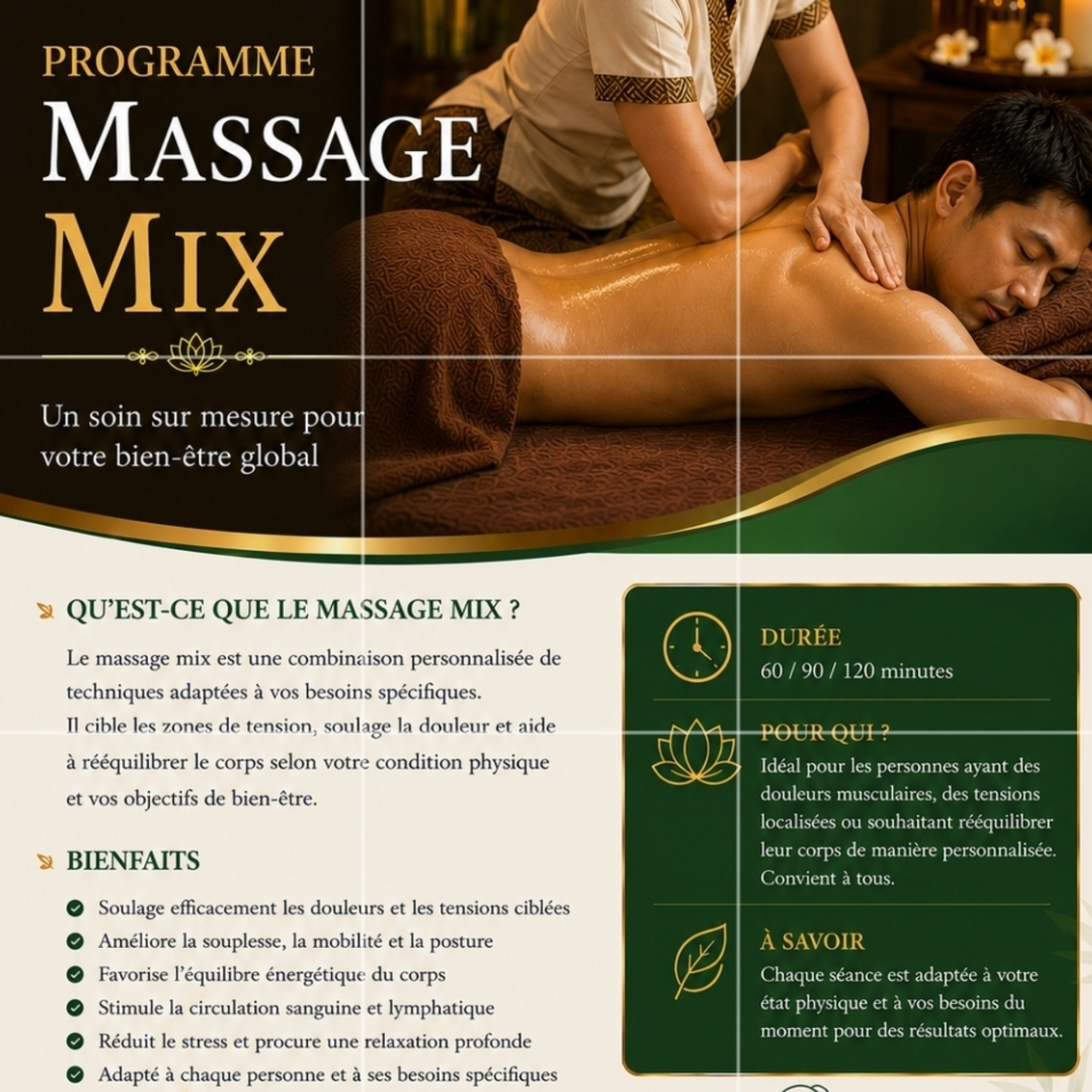 M3. Massage Mix 90 minutes