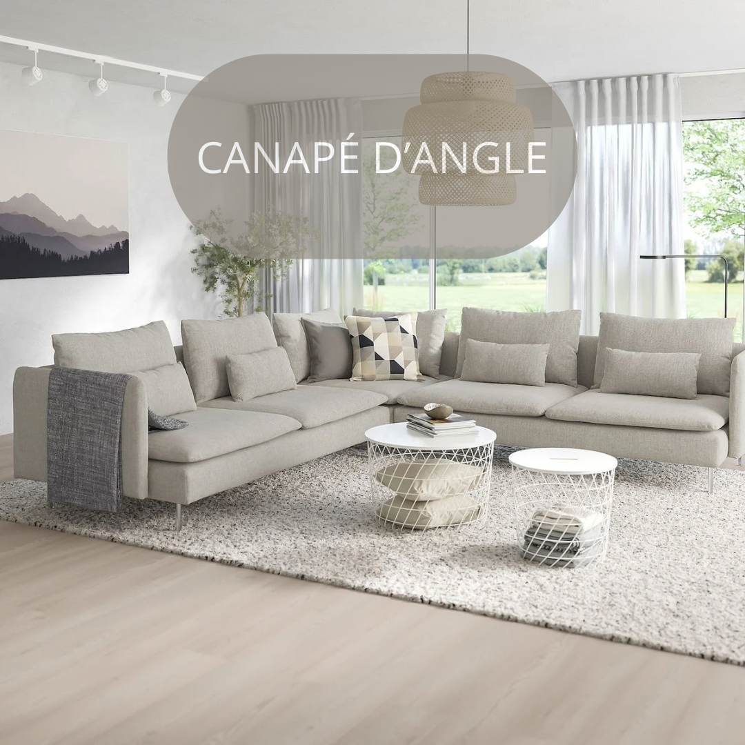 CANAPÉ D’ANGLE (INJECTION/EXTRACTION)