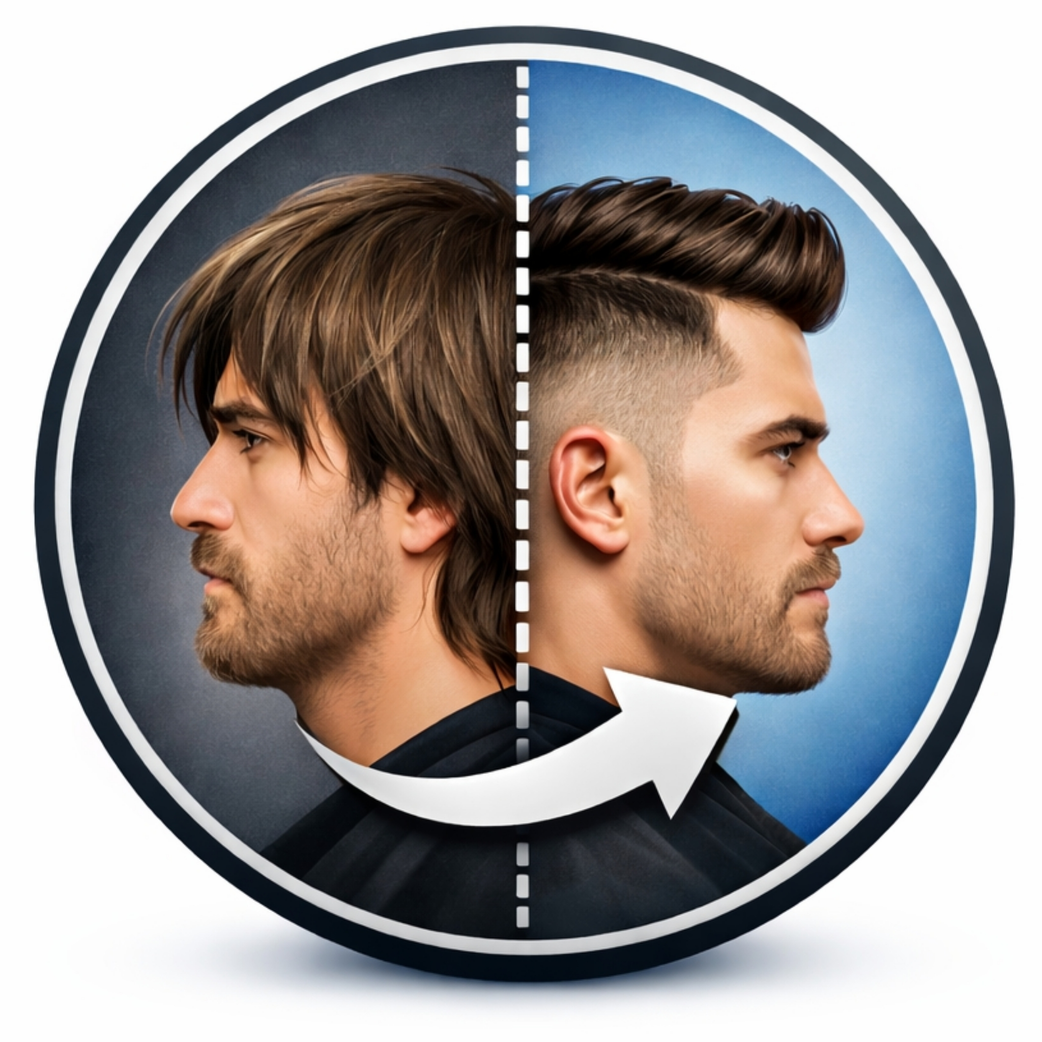 Transformation - Cheveux longs