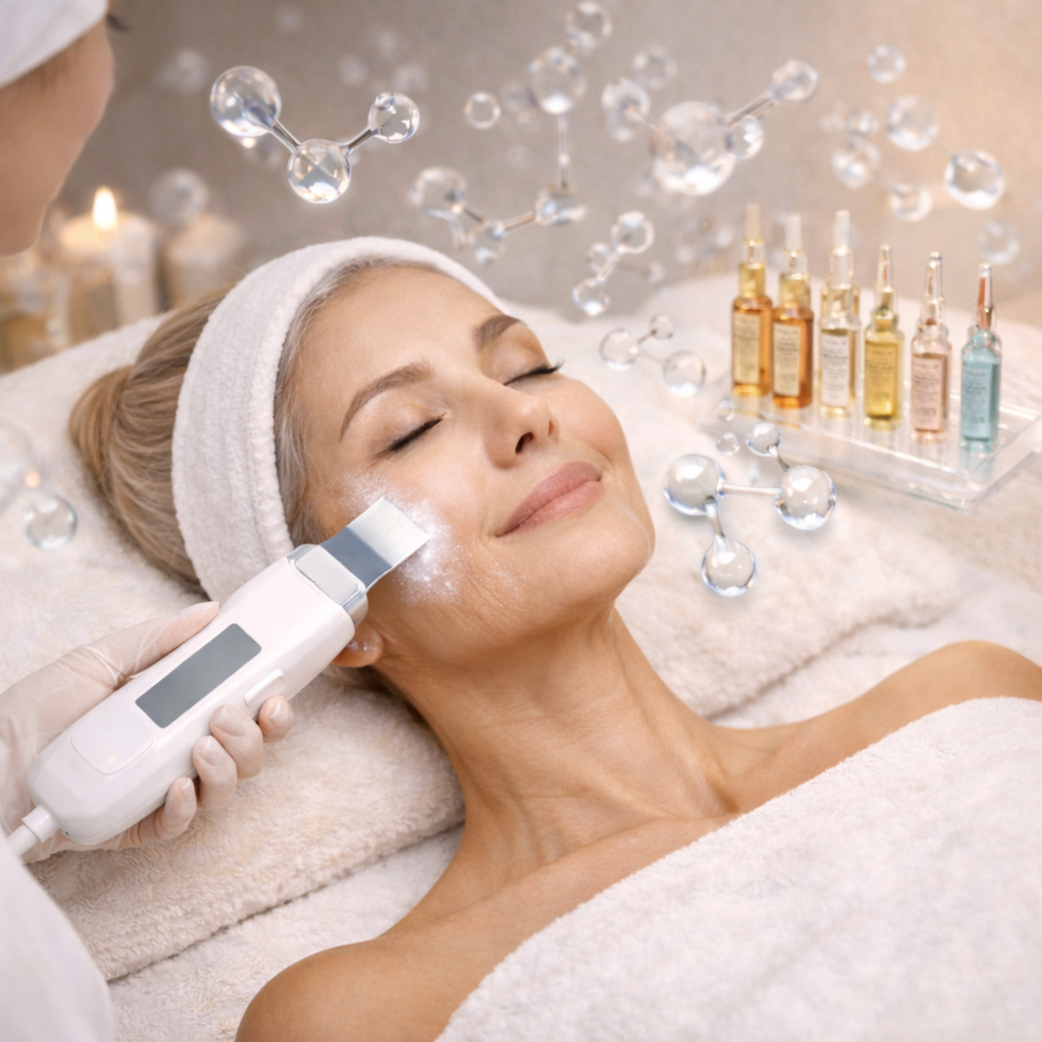 ANTI - AGE ( 45 +) - Ošetření pro pevnější, hydratovanou a vidit