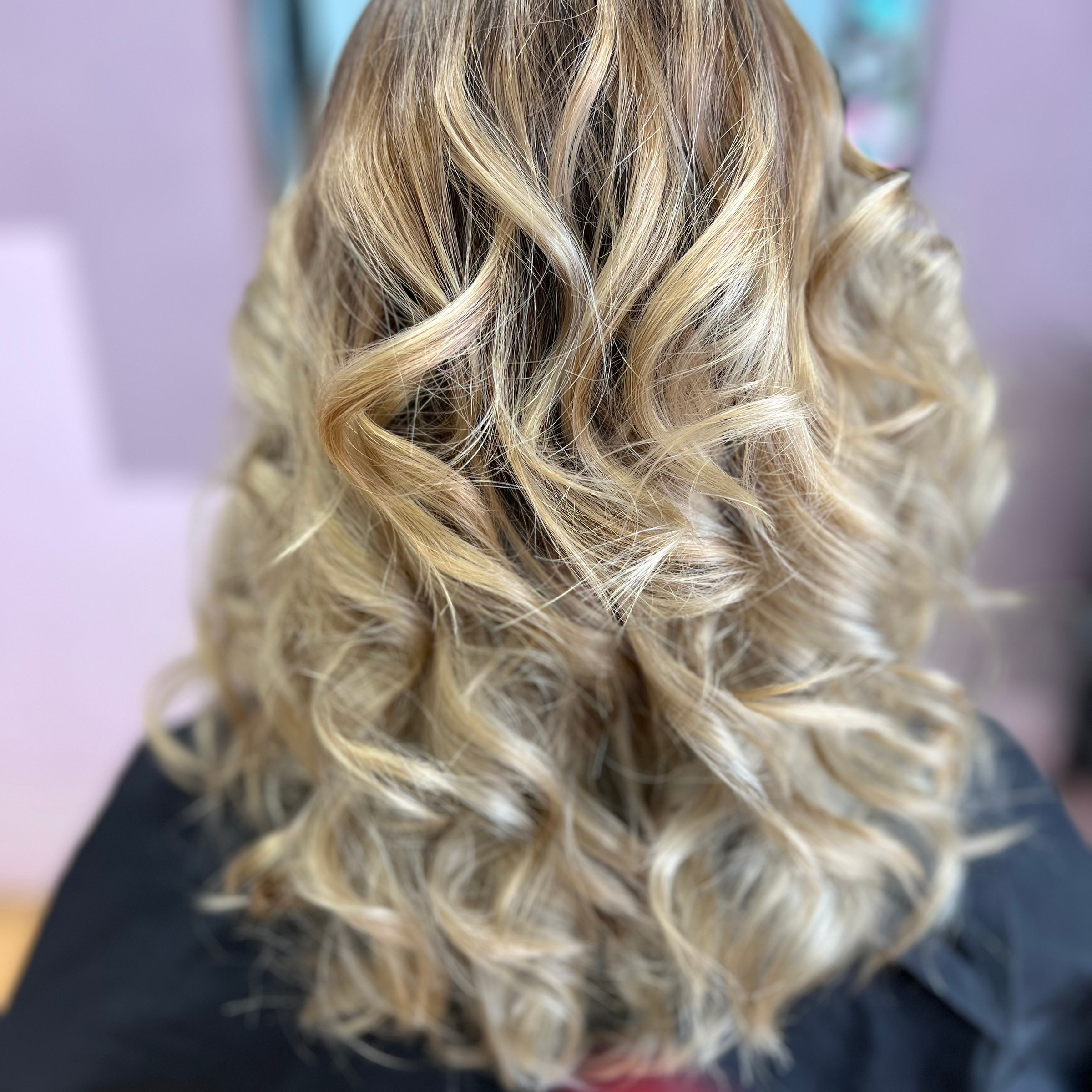 Melír + střih, foukaná