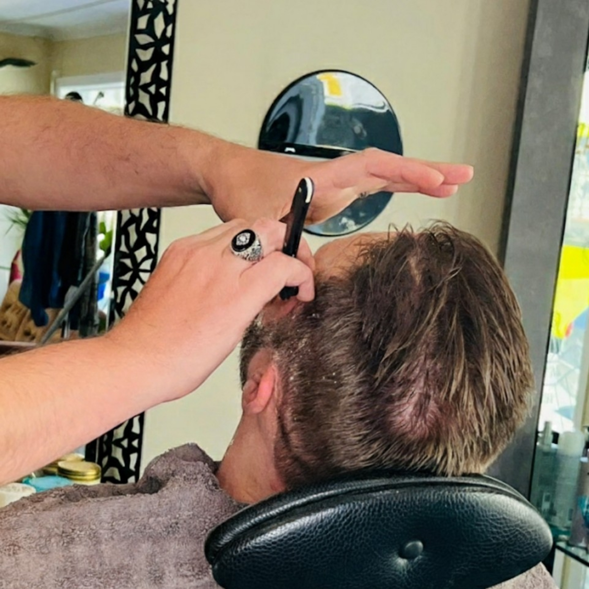Trimming av skjegget med maskin