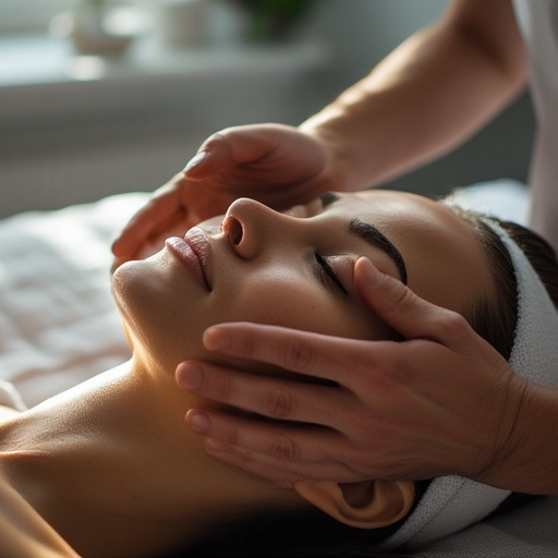 Séance de Kobido (massage facial japonais)