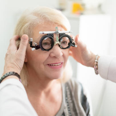 Konzultace očního lékaře / Eye doctor consultation