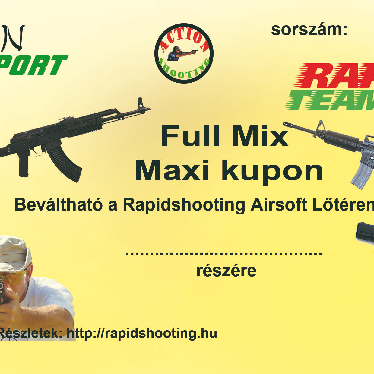 Kuponos időpontfoglalás Airsoft