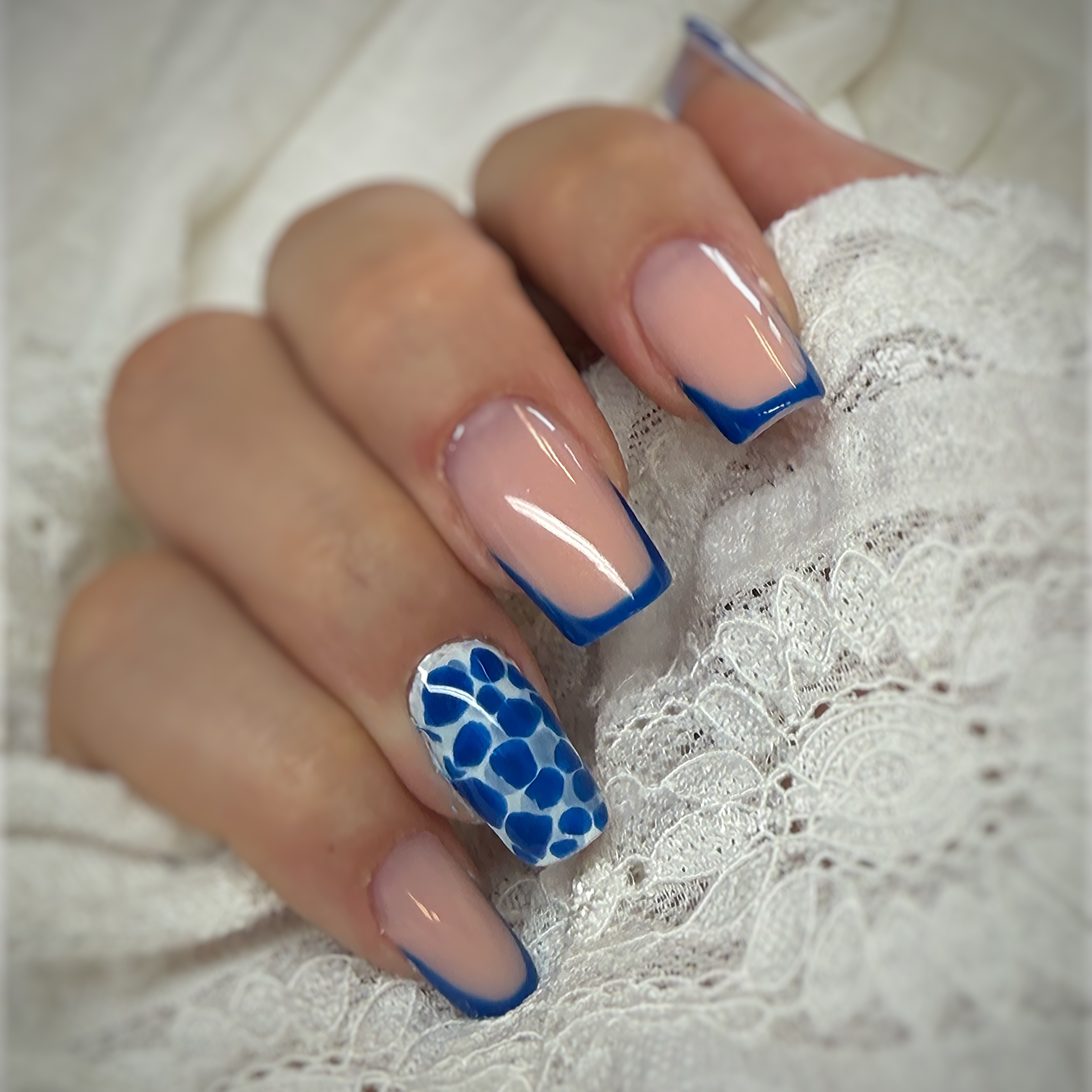 Remplissage manucure russe + Nail art