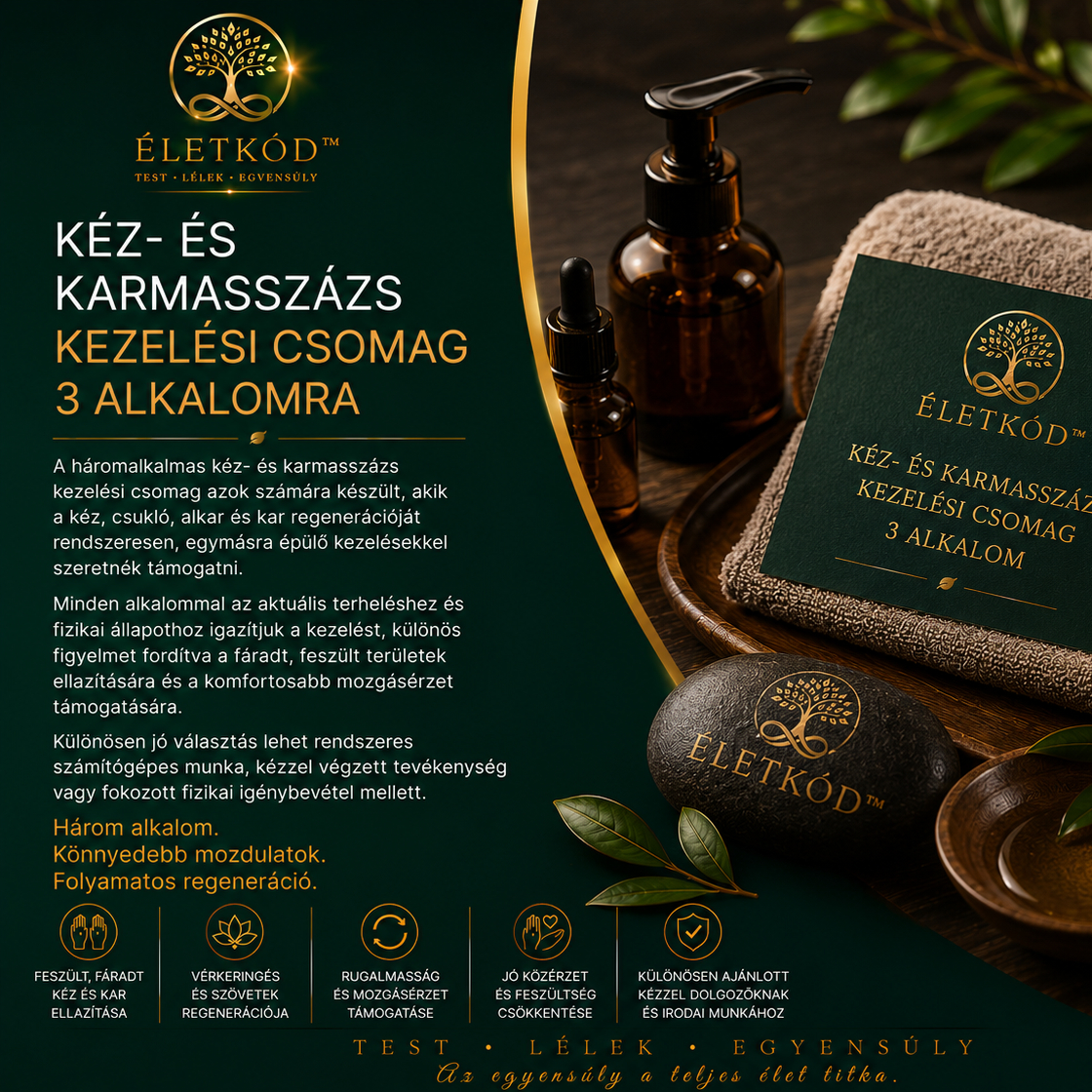 Kéz- és Karmasszázs