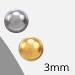 2 boucle d'oreille boule