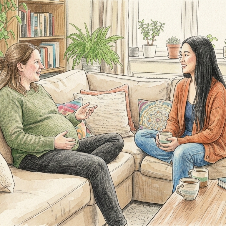 Accompagnement femme enceinte ou jeune maman