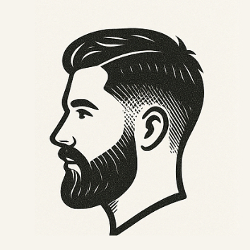 Komplet (střih + vousy)