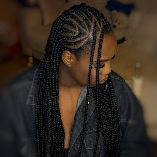 fulani braids avec rajouts
