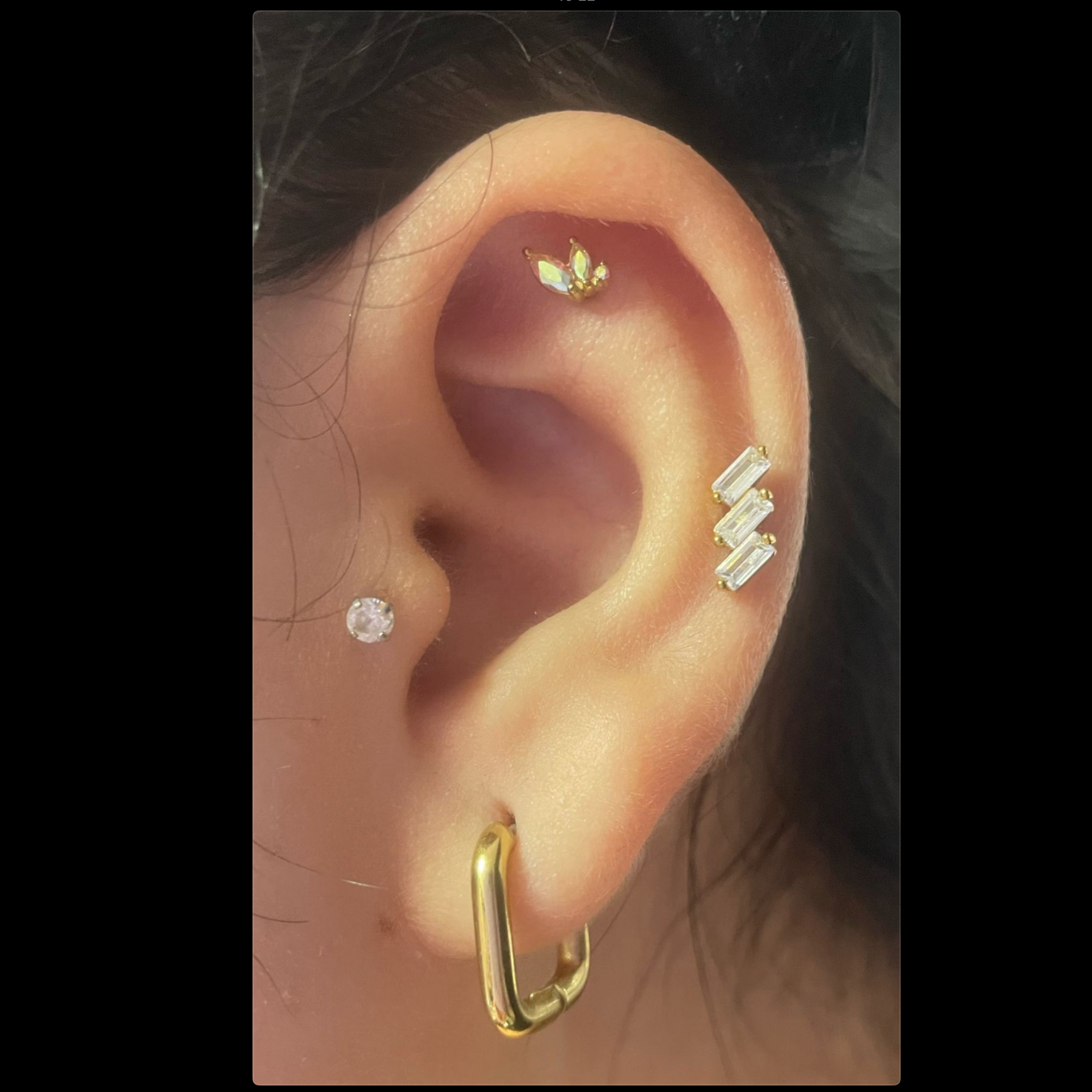 Piercing TRAGO / FLAT