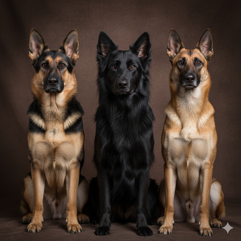 Pastor Aleman y Pastor Belga/Malinois