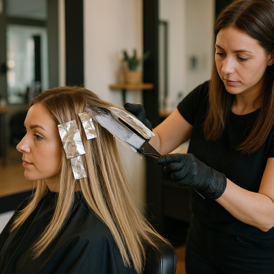 Balayage s tónováním+ dámský střih+ mytí+ foukaná