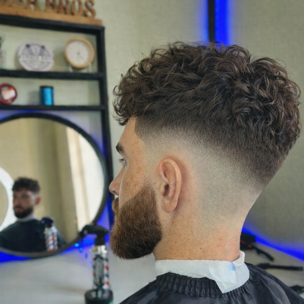 Pánsky strih (fade) + úprava brady