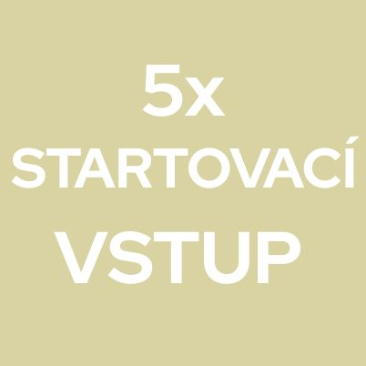 Startovací proměna 5x VSTUP (1780 Kč za 1 návštěvu WONDER AXON)