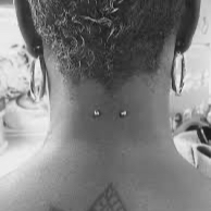 Piercing nuque