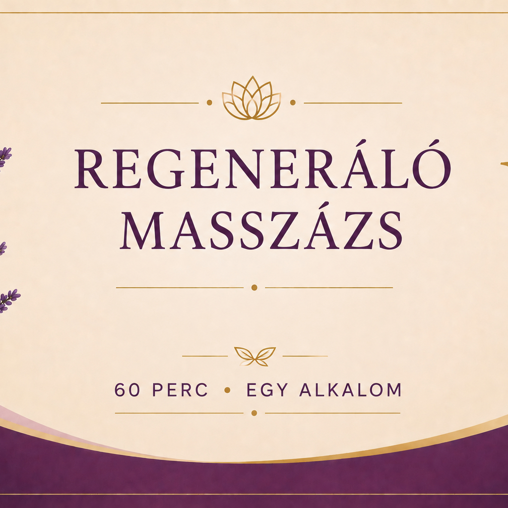 Regeneráló masszázs - 60 perc