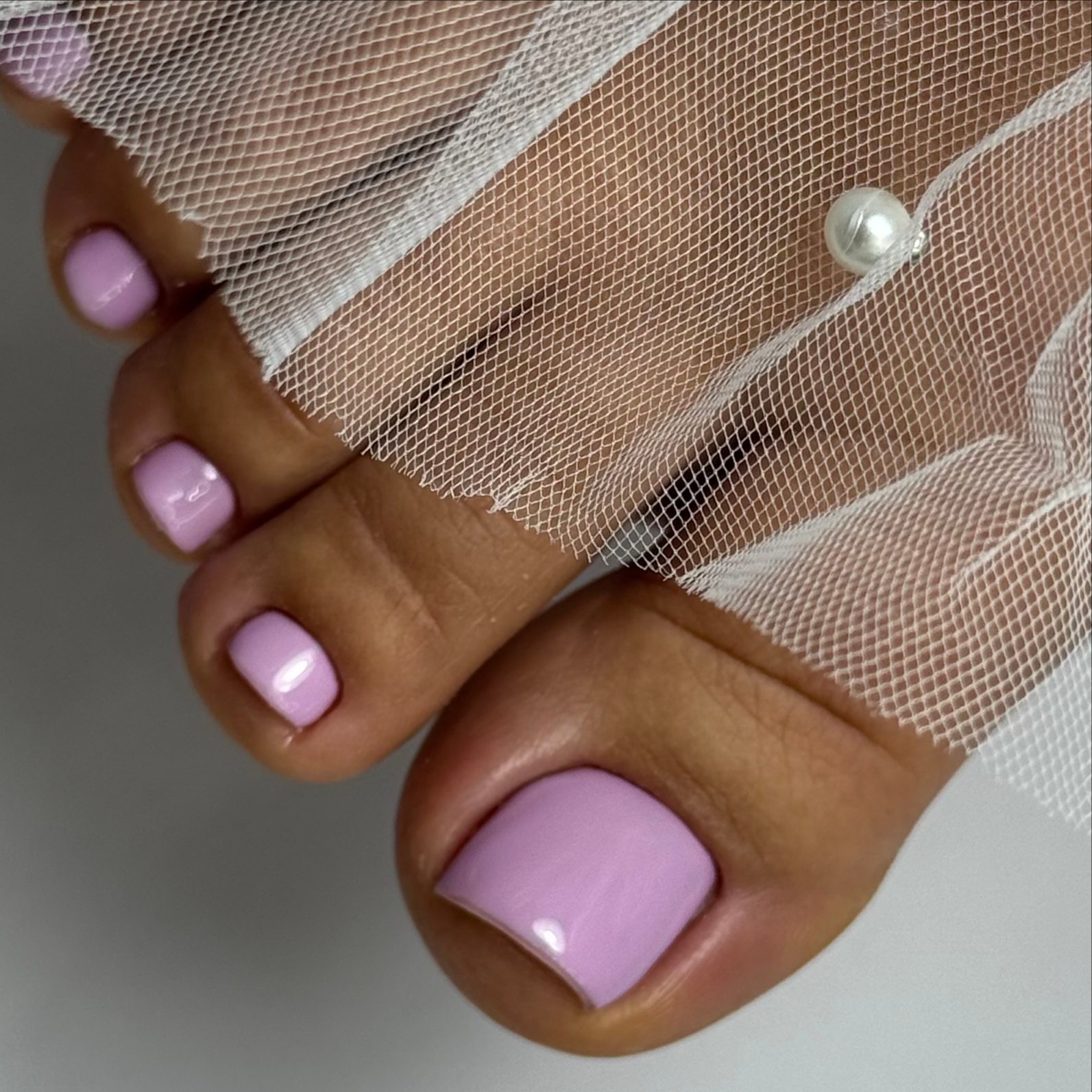 Pés - esmaltação em gel