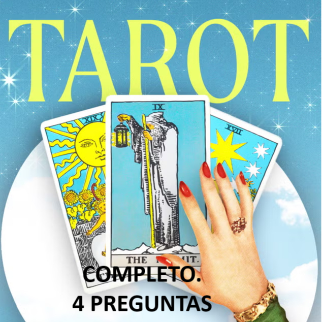 TAROT LECTURA ONLINE COMPLET. 4 PREGUNTAS