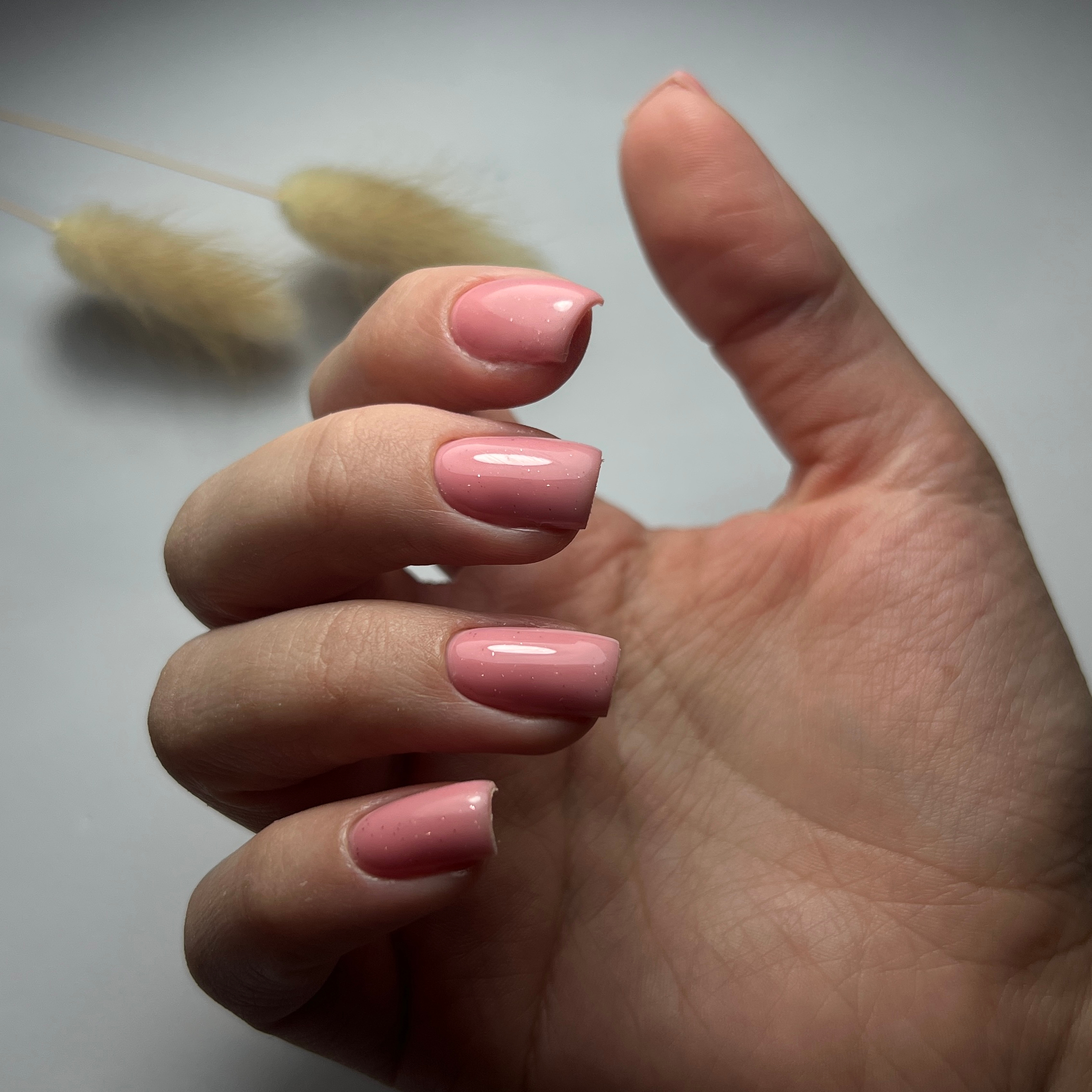 Manucure russe - Remplissage PO exterieure - Gainage base teinté