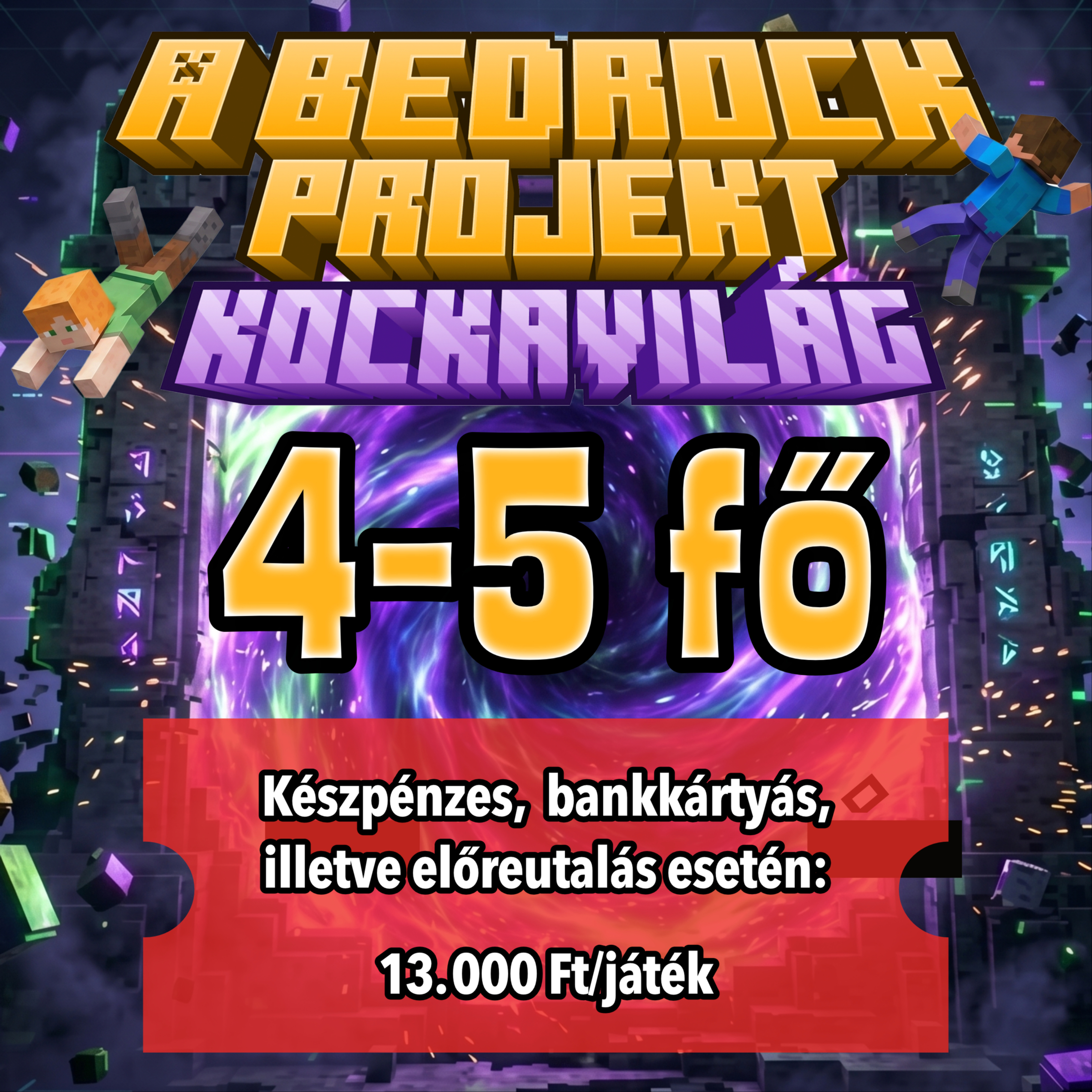 Bedrock Projekt Kockavilág 4-5 Fő