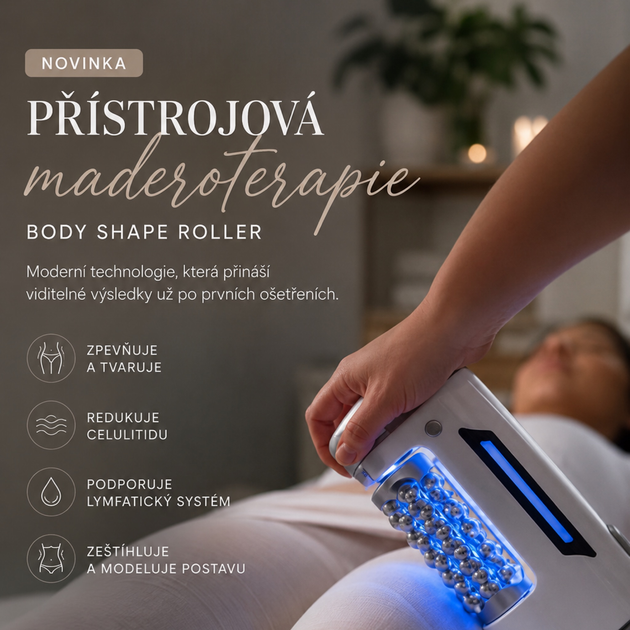 Přístrojová maderoterapie 30 minut